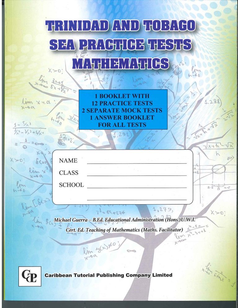 Trinidad and Tobago SEA Practice Tests Mathematics Caribbean Tutorial