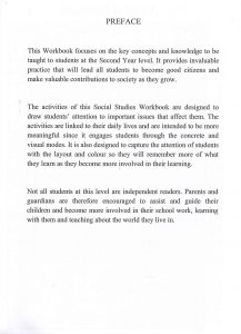 T&T Social Studies for primary school Infants 1 to Std 5.4